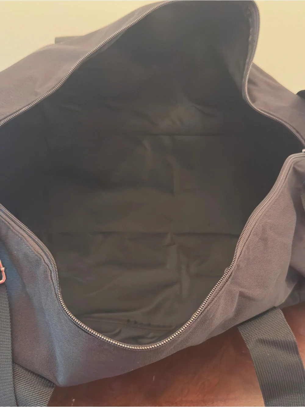 Carhartt Black Canvas Duffel with Adjustable Shoulder Strap